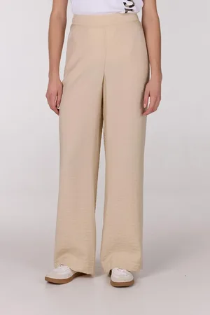 Jansen Amsterdam Sunny broek sq429 wide long sand