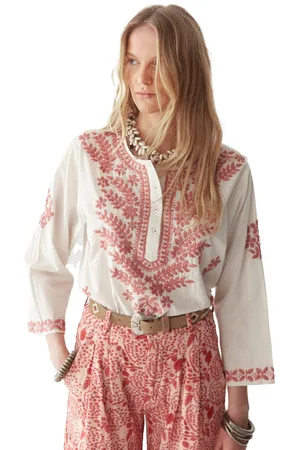 MAISON HOTEL Shyla blouse azzuro