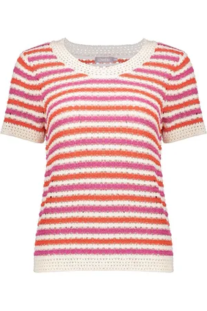 Geisha Top knitted short sleeves dessin