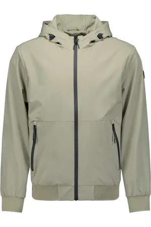 No Excess Jacket short fit hooded light army