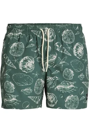 JACK & JONES Heren zwemshort jpstmaui mature schelpen print