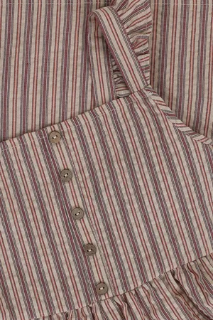 LOOXS Revolution Zomerjurkje gestreept seersucker voor meisjes in de kleur