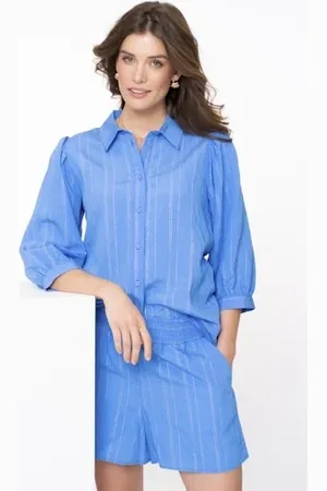 Geisha 53460-20 625 blouse blue gold