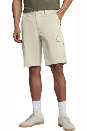 No Excess Short cargo garment dyed + stone wa cement