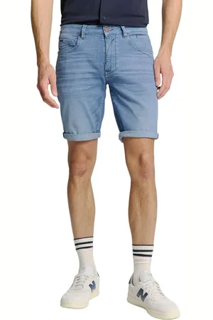 No Excess Short denim stretch bleach denim