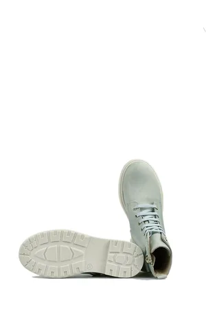 Beberlis 22036 veterboots mint kids meisjes leer