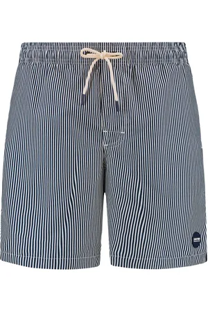 Shiwi Men mike swim short 7 inch fine stripe 1525107404 6855 blue fine stripe