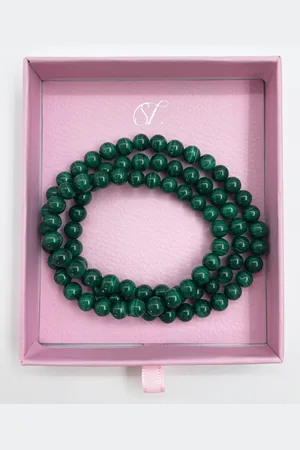 Smashed Lemon 64026 malachite kralenketting