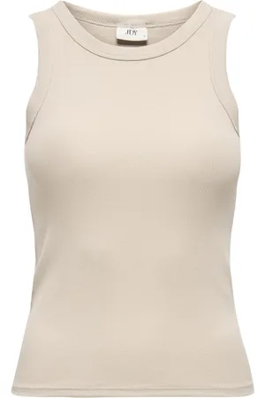JACQUELINE DE YONG Sofia s/l washed tank top jrs 15328383 peyote