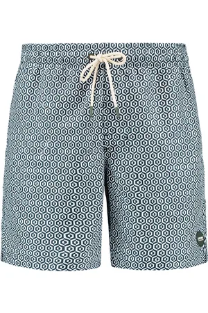 Shiwi Men mike swim short 7 inch geo tile 1525107650 7534 green leaf geo tile
