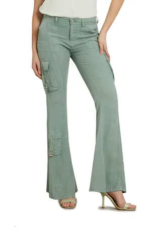 Guess Broek met wijde pijpen