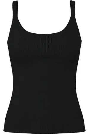 Pieces® Dames hemd pcmay top met bandjes effen