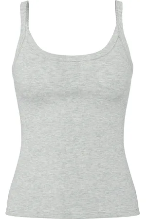 Pieces® Dames hemd pcmay top met bandjes effen