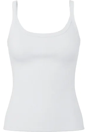 Pieces® Dames hemd pcmay top met bandjes effen