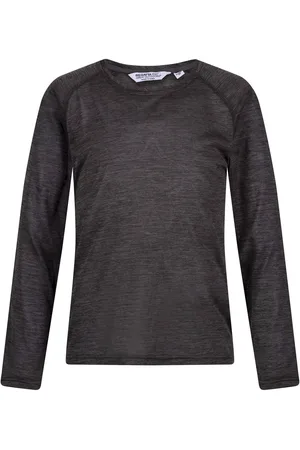 Regatta Kinderen/kinderen burlow marl t-shirt met lange mouwen