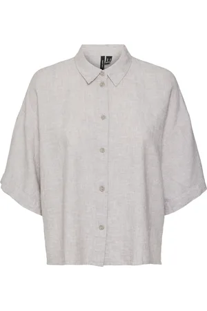 VERO MODA Vmlinn 2/4 short shirt wvn noos