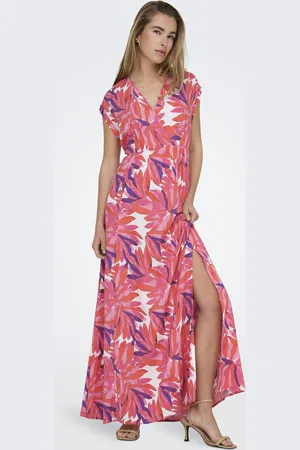 ONLY Onlmindy s/s v-neck maxi dress wvn