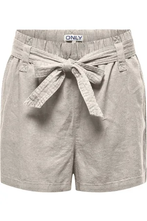 ONLY Onlcaro hw linen bl belt shorts cc