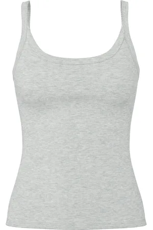 Pieces® Dames hemd pcmay top met bandjes effen