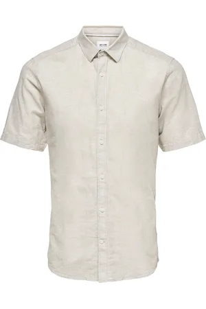 Only & Sons Onscaiden ss linen shirt re