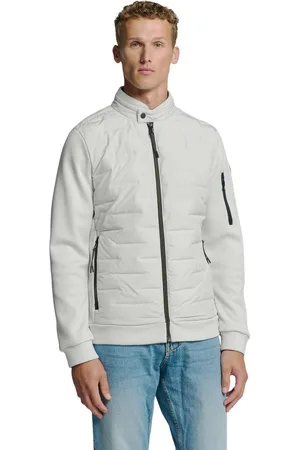No Excess Jacket short fit sealed knitted mix chalk