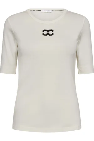 Co`Couture Granny cc logo tee off white