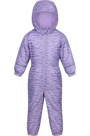 Regatta Kinder/kinder splat ii zebra print waterdicht puddle suit