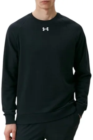 Under Armour Rival fleece crewneck trui met logo