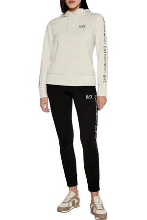 EA7 Zwart regular fit trainingspak dames