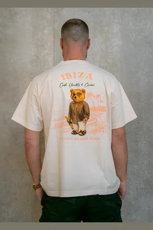 baron filou Oversized backprint the champagne yachtie ibiza