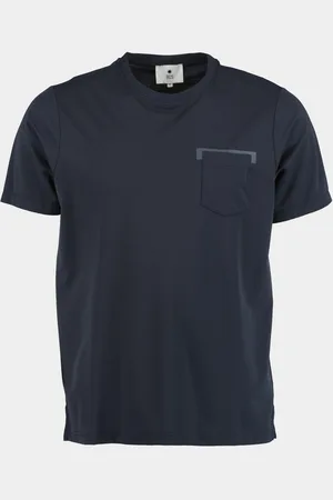 Bos Bright Blue T-shirt korte mouw t-shirt technisch 2916425/220 navy