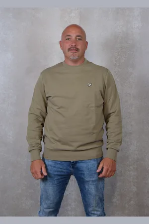 Lyle & Scott Diagonal waeve french terry crewneck