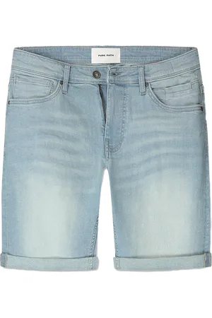 Pure Path The steve slim fit denim short