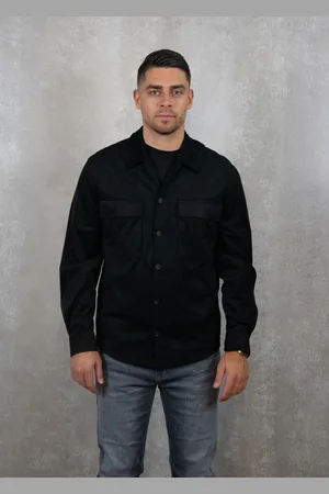 Antony Morato Shirt regular straight fit, suede aspect