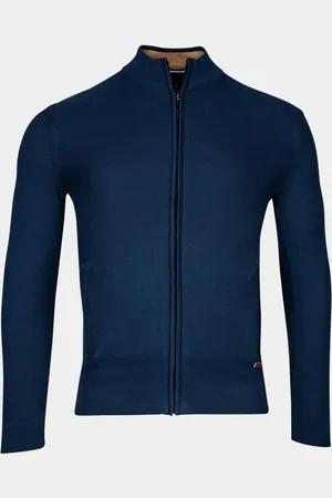 Baileys Vest cardigan zip 14gg, allover m 412090/69