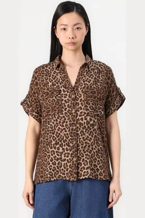 VERO MODA Vmbumpy ss shirt aop wvn ga noos