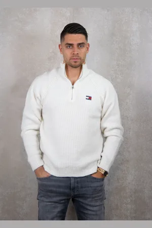 Tommy Hilfiger Reg 1/4 zip raglan badge
