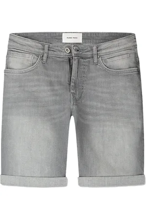 Pure Path The steve slim fit denim short