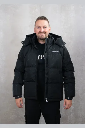 croyez homme Allover puffer jacket