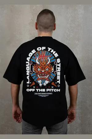 OFF THE PITCH Dragon oversized tee