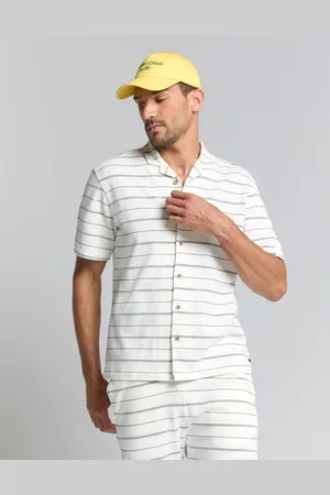 No Excess Heren overhemd 28490489 011 offwhite