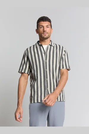 No Excess Heren overhemd 28490488 011 offwhite