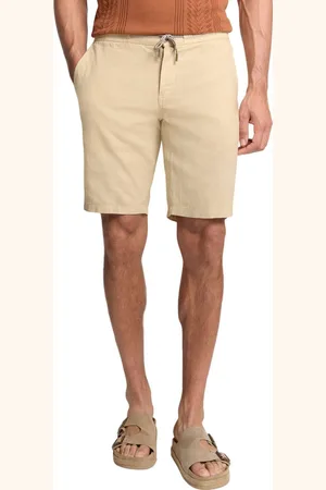 No Excess Short with linen garment dyed sand