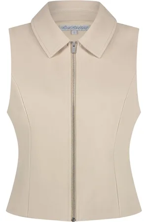 Red Button Waistcoat zipper