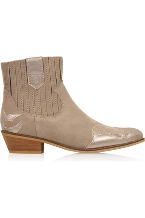 DWRS Austin cowboylaarsjes enkellaars met hak dames