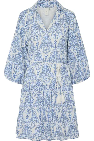 Y.A.S Yascinni 3/4 dress s. star white/cinni pro