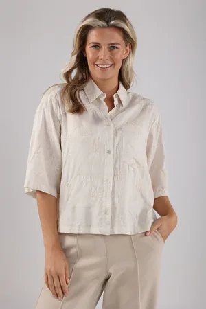 NUKUS Nks02006 lieke blouse embroidery