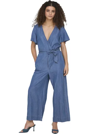 ONLY Onlbea hanna ss dnm jumpsuit bj medium blue denim