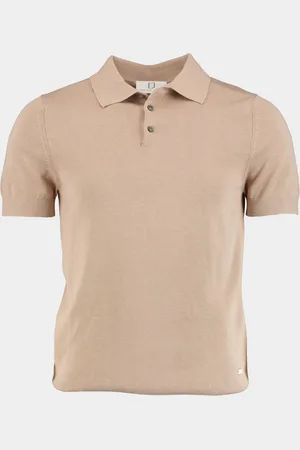 Born with Appetite Polo korte mouw wolf knitted polo 25108wo51/820 sand