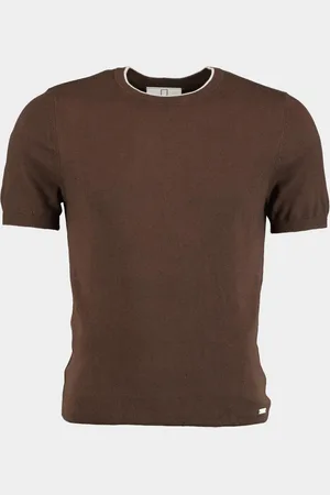 Born with Appetite Pullover rome knitted t-shirt 25108ro13/870 dark brown